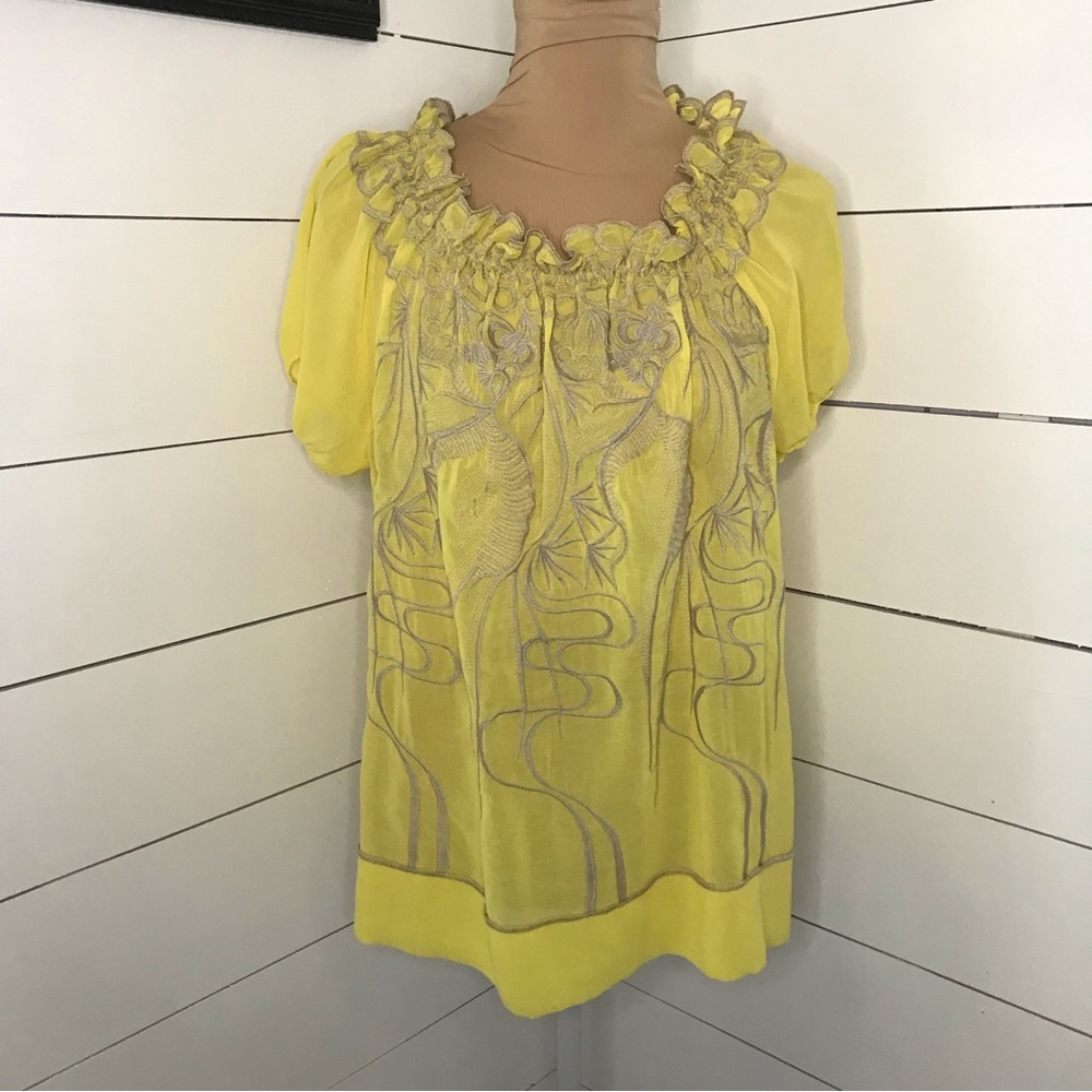 Hazel Embroidered Top Size M